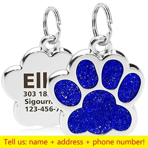 Personalized Engraving Pet Cat Name Tags Customized Dog ID Tag Collar