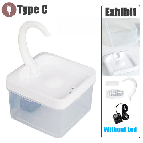 2l Intelligent Cat Water Fountain With Faucet Dog Water Dispenser