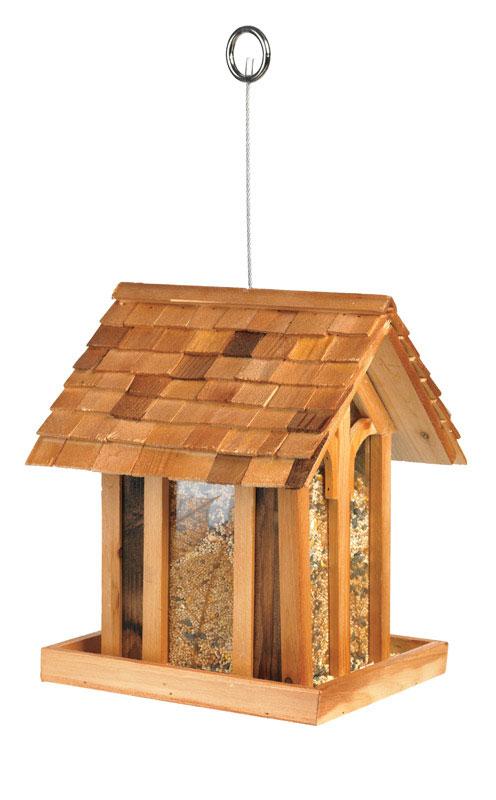 Perky-Pet Wild Bird 3.5 lb. Cedar Bird Feeder 1 ports