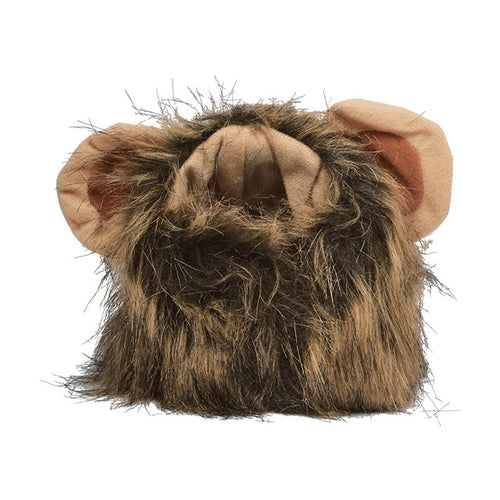 Pet Cute Lion Mane Cat Wig Hat For Dogs And Cat Small Dog Pet Cat