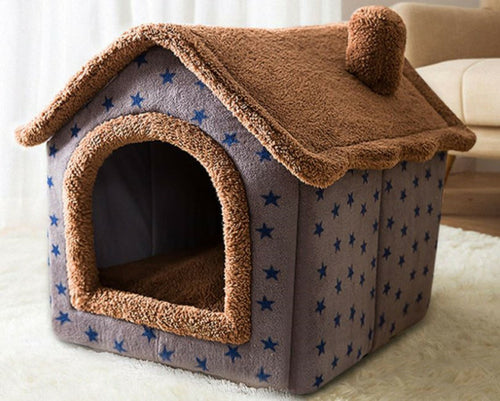 Dog Bed Couch Winter Warm Kennel House for Small Dog Chihuahua Teddy