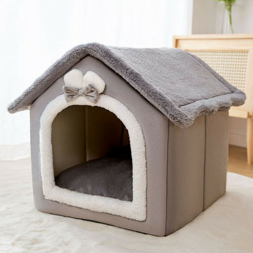 Dog Bed Couch Winter Warm Kennel House for Small Dog Chihuahua Teddy