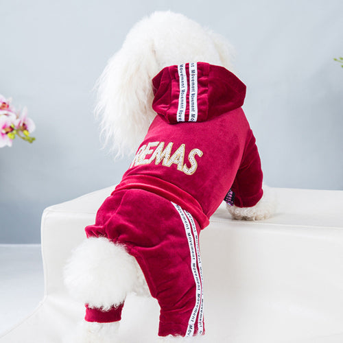 Fashion Letter Pet Dog Clothes For Small Dogs Coat Hoodie Sweatshirt