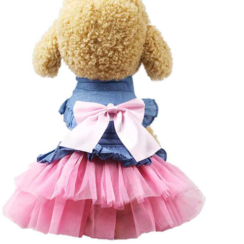 Pet Dress for Dog Small Pomeranian Girl and Boy Dress for Cat Small