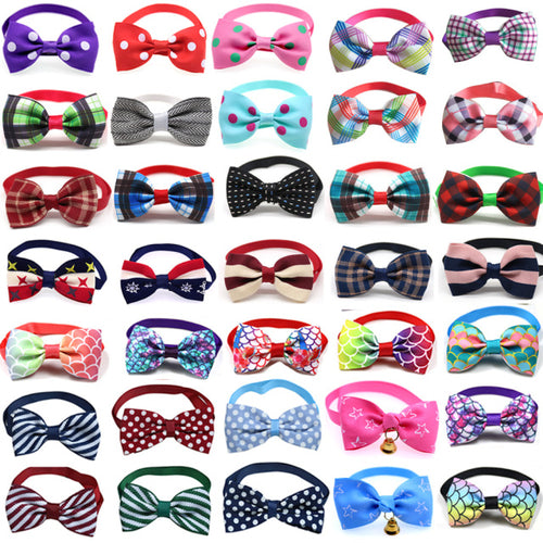 100pcs Dog Bowtie Small Dog Bowtie Bulk Dog Accessories Dog Fashion