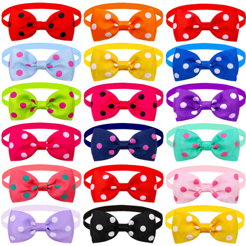 100pcs Dog Bowtie Small Dog Bowtie Bulk Dog Accessories Dog Fashion