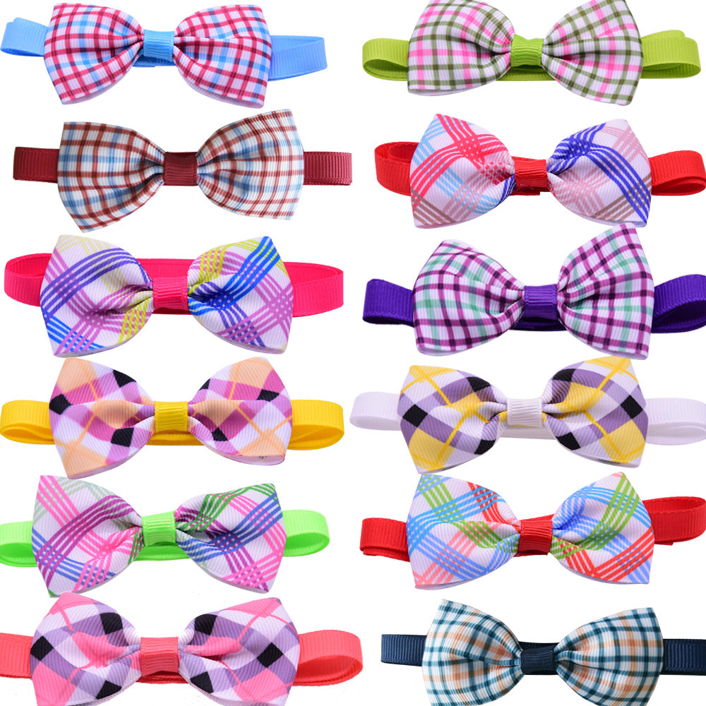 100pcs Dog Bowtie Small Dog Bowtie Bulk Dog Accessories Dog Fashion