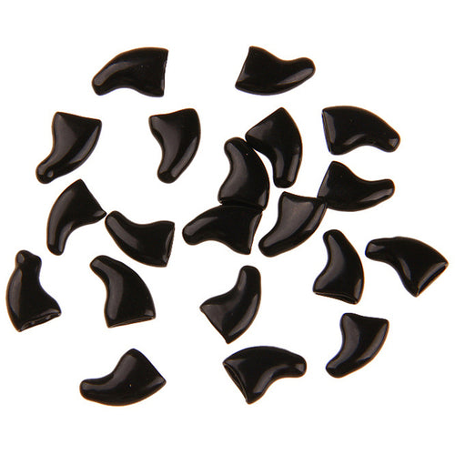 20pcs Silicone Soft Cat Nail Cap Cat Paw Claw Pet Nail Protector Cat