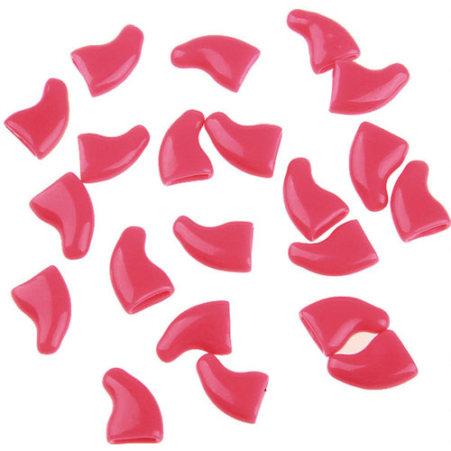 20pcs Silicone Soft Cat Nail Cap Cat Paw Claw Pet Nail Protector Cat