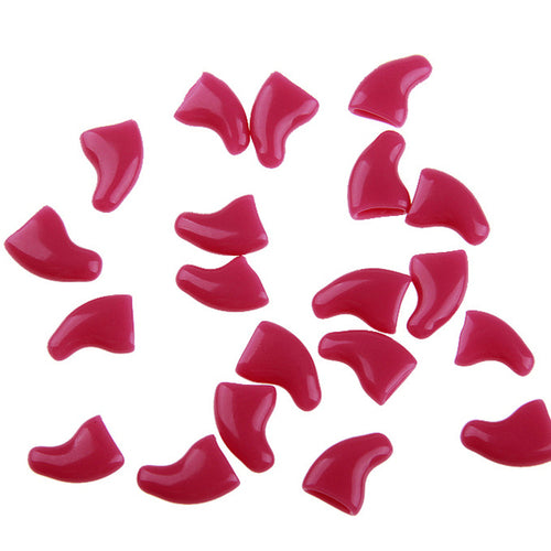 20pcs Silicone Soft Cat Nail Cap Cat Paw Claw Pet Nail Protector Cat