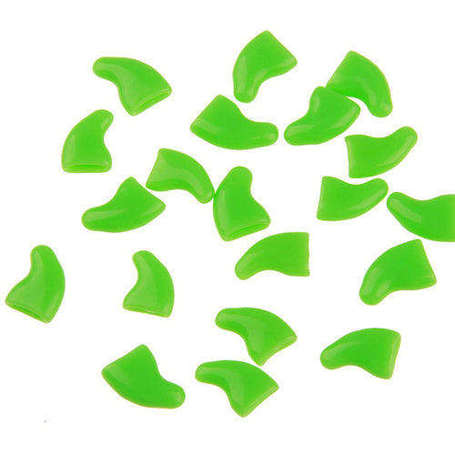 20pcs Silicone Soft Cat Nail Cap Cat Paw Claw Pet Nail Protector Cat