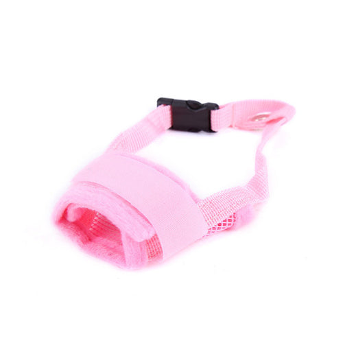 5 Sizes Soft Pet Dog Mesh Muzzle Adjustable For Small Medium Large