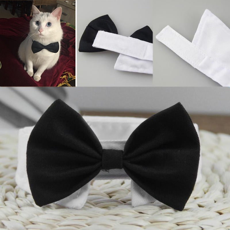 Adjustable Pets Dog Cat Bow Tie Pet Costume Necktie Collar For Small