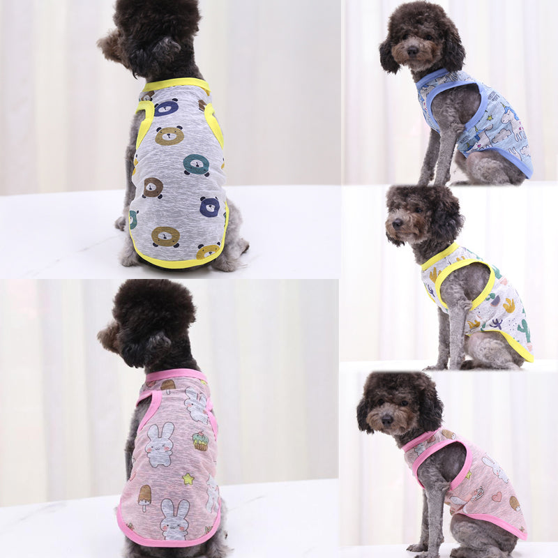 Breathable Dog Clothes Spring Summer Dog Vest Puppy Small Dog T Shirt