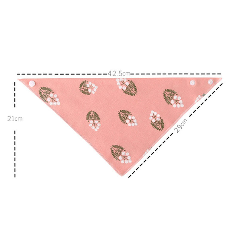 Cute Cartoon Printed Dog scarf Bandana Cotton Washable Pet Triangular