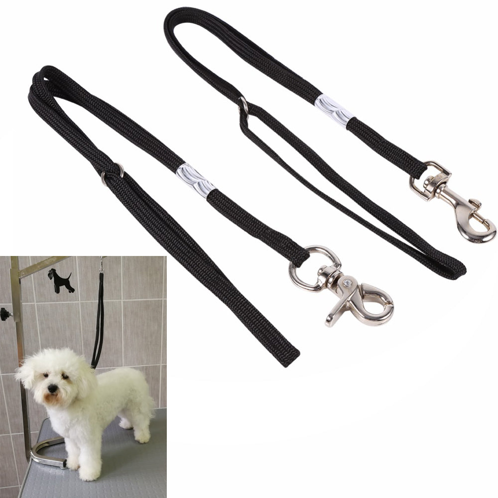 Dog Pet Cat Animal Noose Loop Lock Clip Rope For Grooming Table Arm