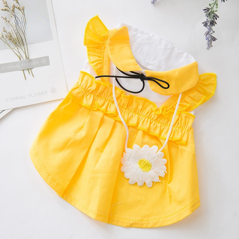 New Arrival Dog Clothes For Spring Summer Flower Thin Lovely Puppy