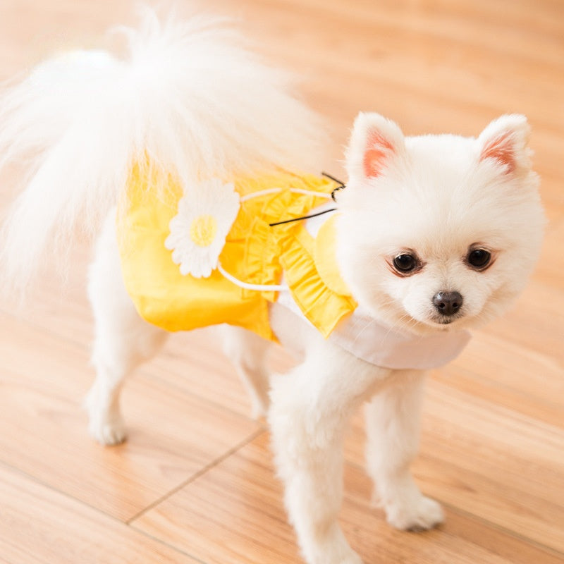 New Arrival Dog Clothes For Spring Summer Flower Thin Lovely Puppy