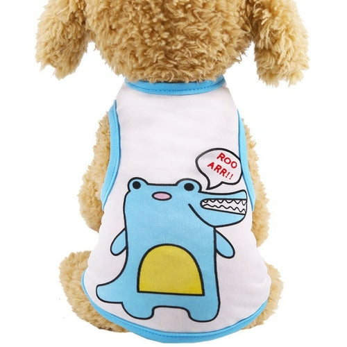 New Fashion Cartoon Pet Dog Clothes For Small Dogs T shirt Funny Puppy