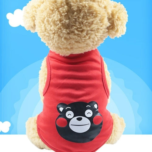 New Fashion Cartoon Pet Dog Clothes For Small Dogs T shirt Funny Puppy