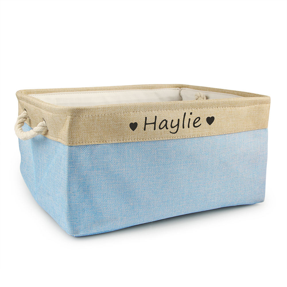 Personalized Dog Toy Basket Free Print Pet Storage Box Cat DIY Custom