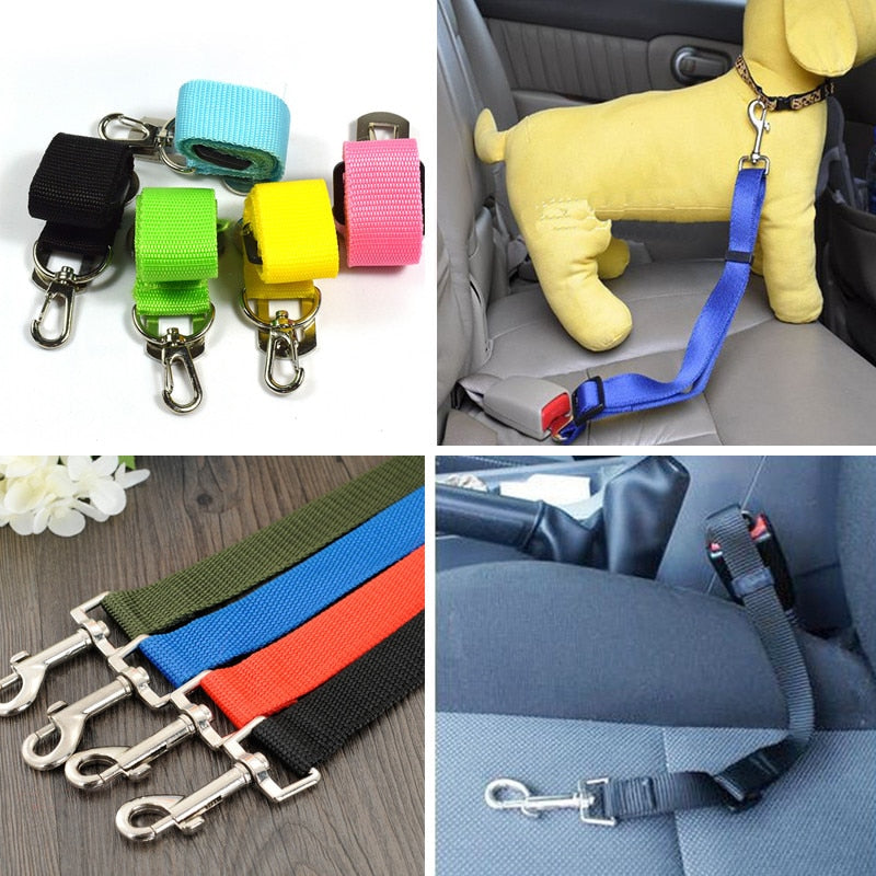 Pet Dog Cat Car Seat Belt For Accessories Goods Animals Adjustable