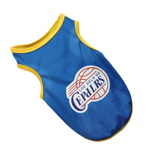 Summer Dog Clothes Breathable Basketball Jersey Puppy Cats Vest