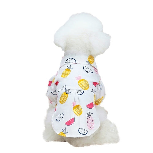 Summer Dog Shirts Clothes Beach Clothes Vest For Cats Dogs Clothing