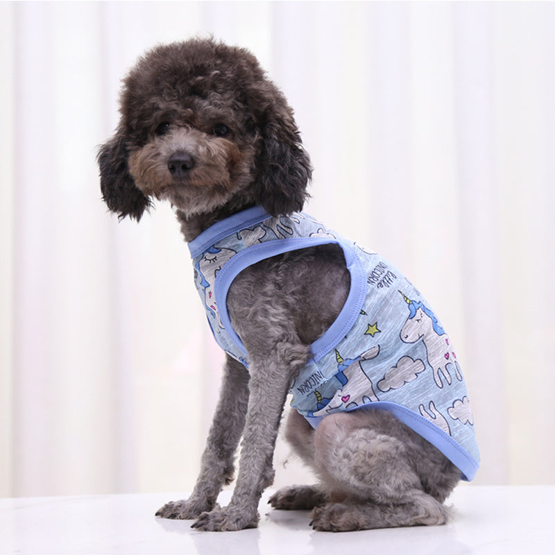 Summer Sunscreen Breathable Thin Pet Cat Dog Vest Designer Sleeveless