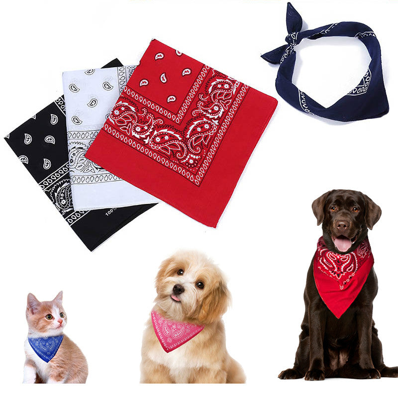 Toothbrush Pet Dog Puppy Cat Neck Scarf Bandana Collar Neckerchief