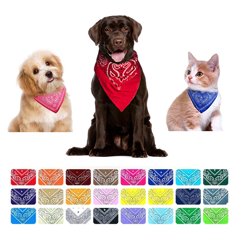 Toothbrush Pet Dog Puppy Cat Neck Scarf Bandana Collar Neckerchief