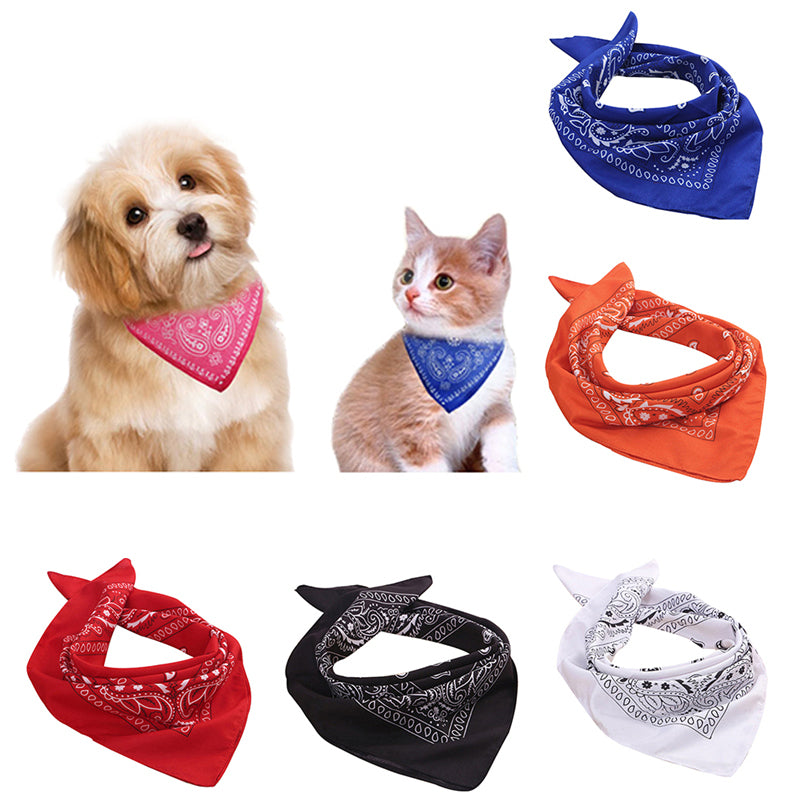 Toothbrush Pet Dog Puppy Cat Neck Scarf Bandana Collar Neckerchief